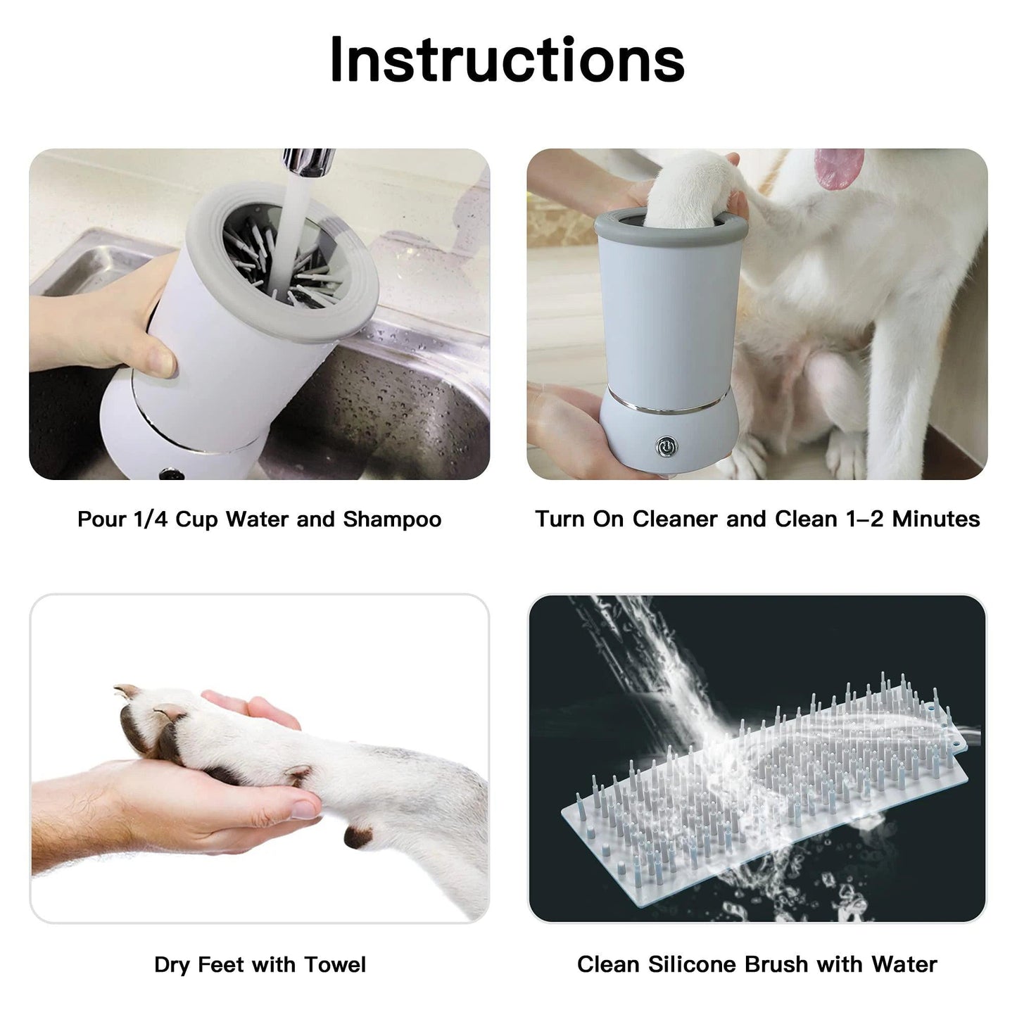 Automatic Dog Paw Cleaner
