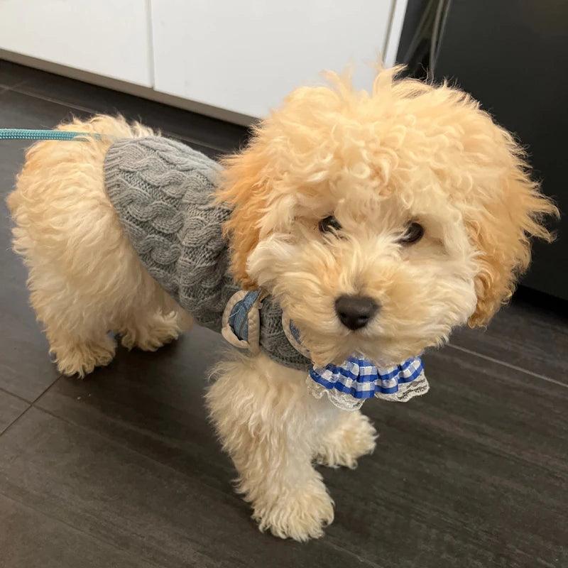 Warm Knitted Sweater for Dogs