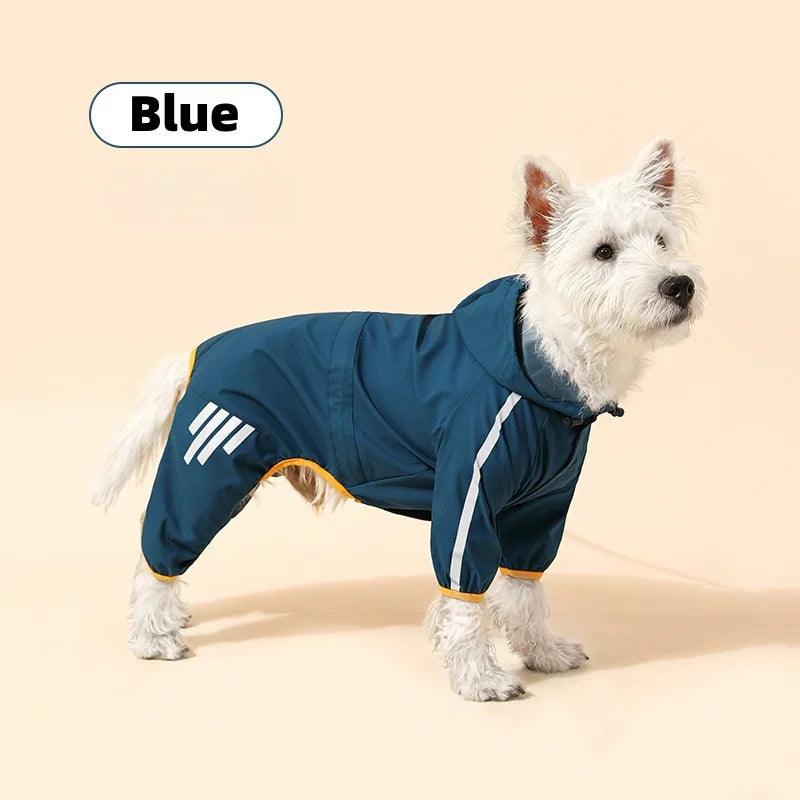 Reflective Waterproof Dog Raincoat