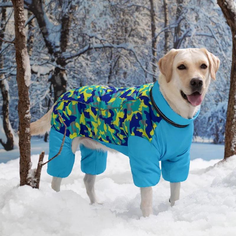Large Dog Winter Jumpsuit