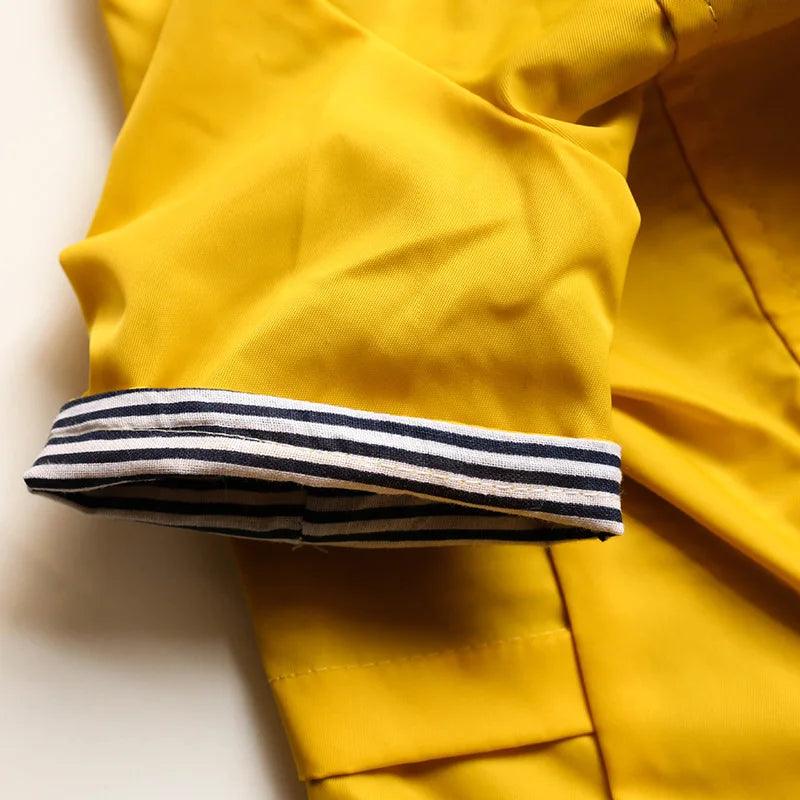 Yellow Pup Raincoat Jacket