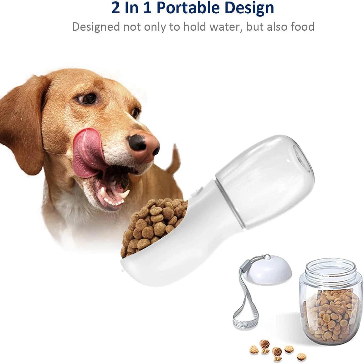 2-in-1 Dog Travel Bottle