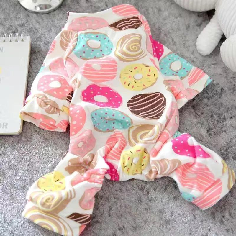 Cotton Print Pet Jumpsuit