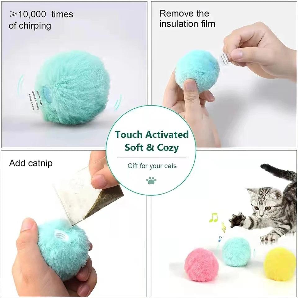 Interactive Catnip Plush Toy