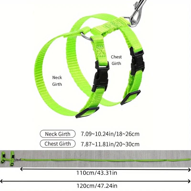 Adjustable Pet Harness & Leash