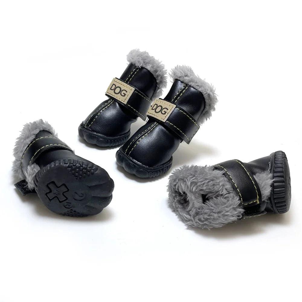 Plush Winter Dog Booties