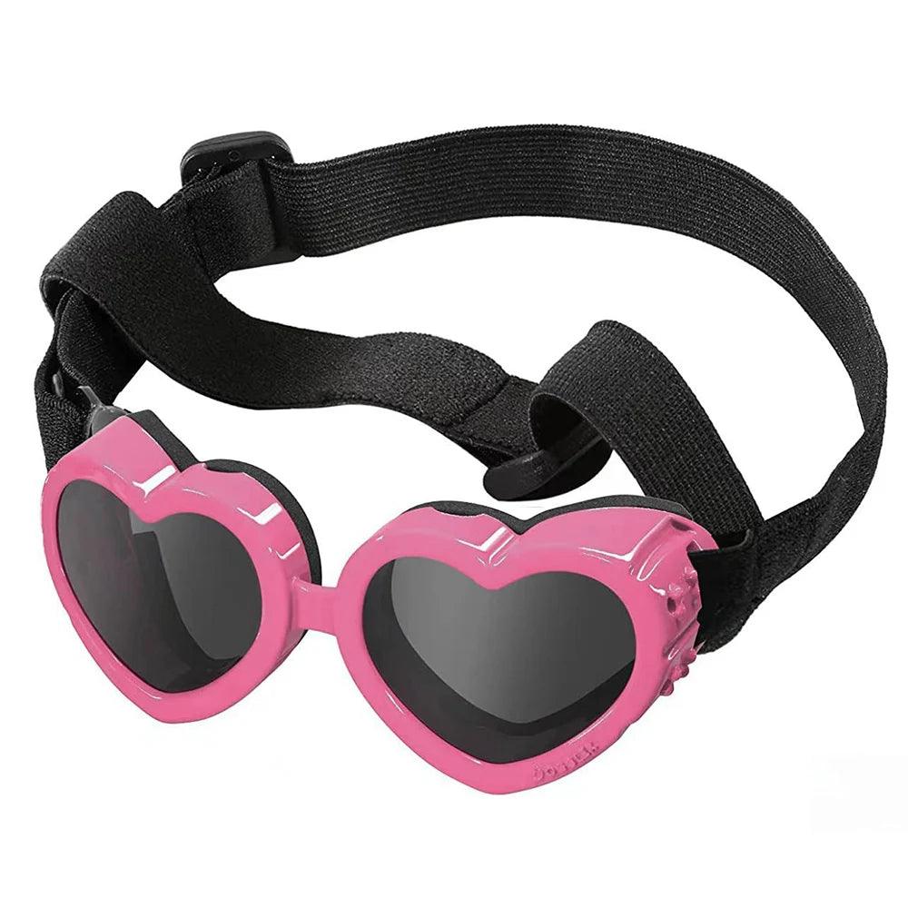 Stylish Heart-Shaped Dog Sunglasses