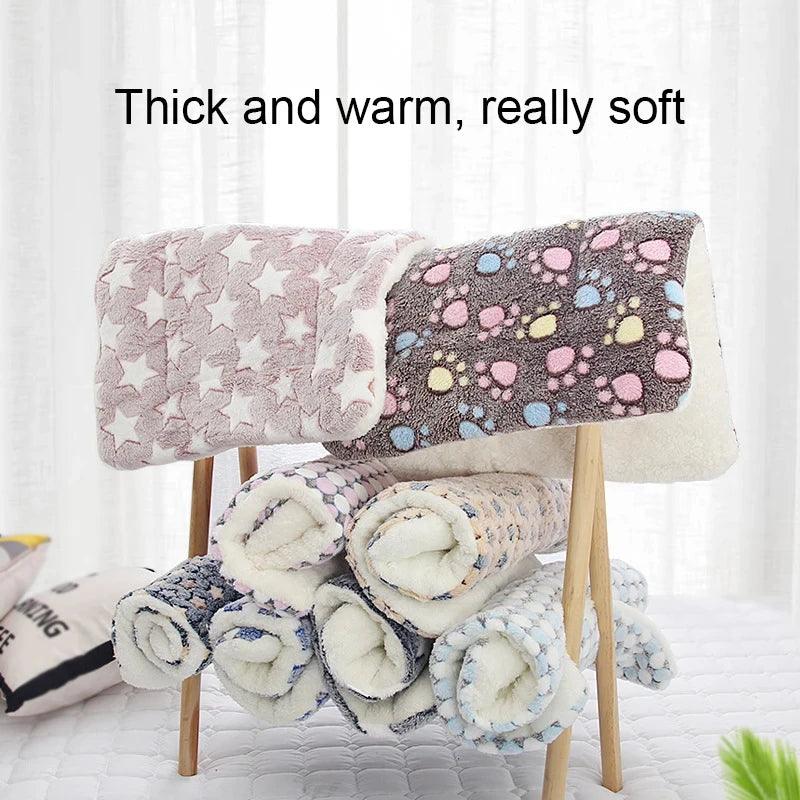 Cozy Flannel Pet Bed