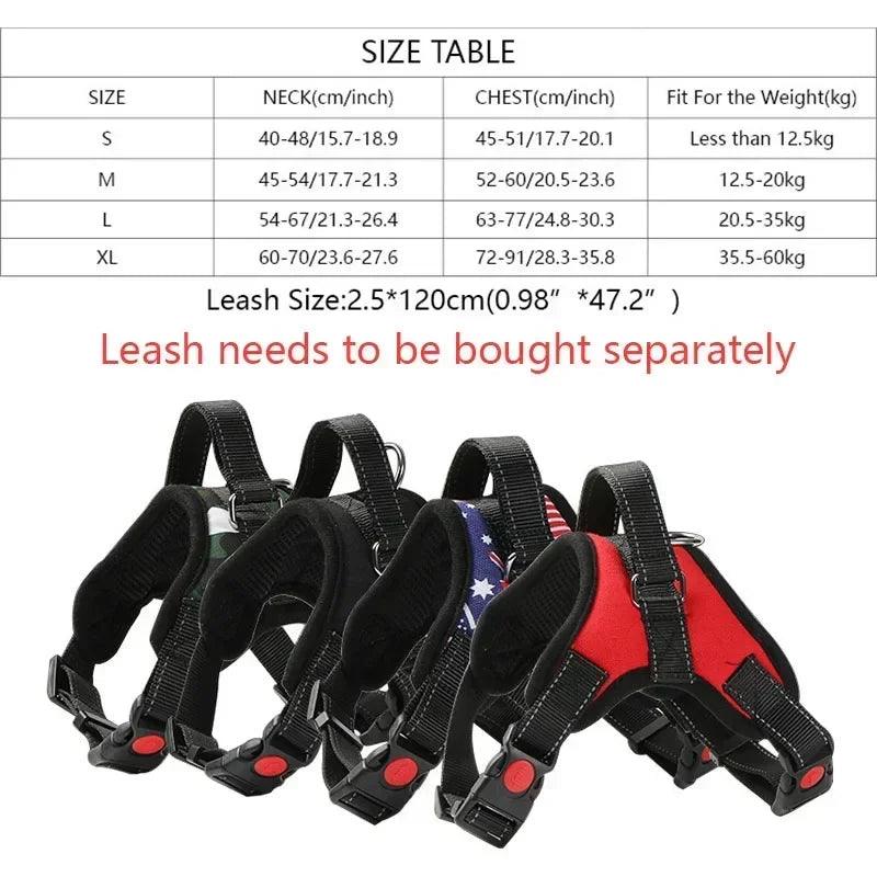 Adjustable Nylon Dog Harness
