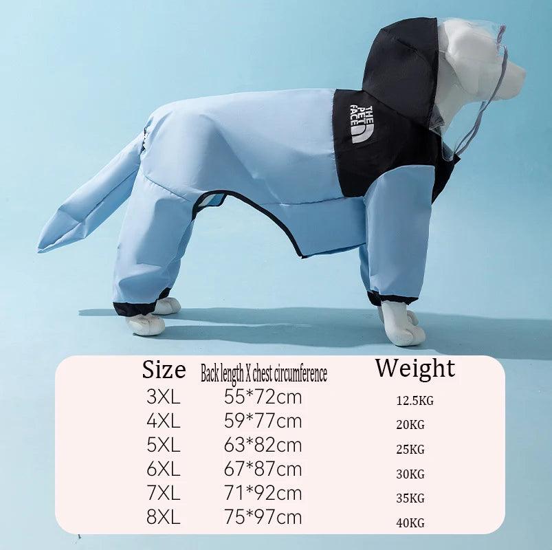 Waterproof Dog Rain Poncho