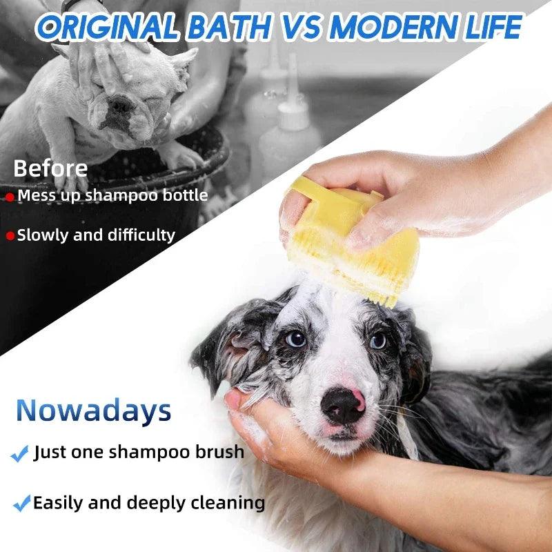 Silicone Pet Shampoo Brush