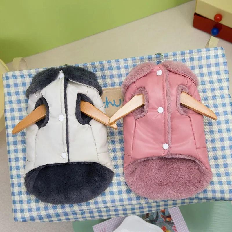 Fur Collar Winter Pet Jacket