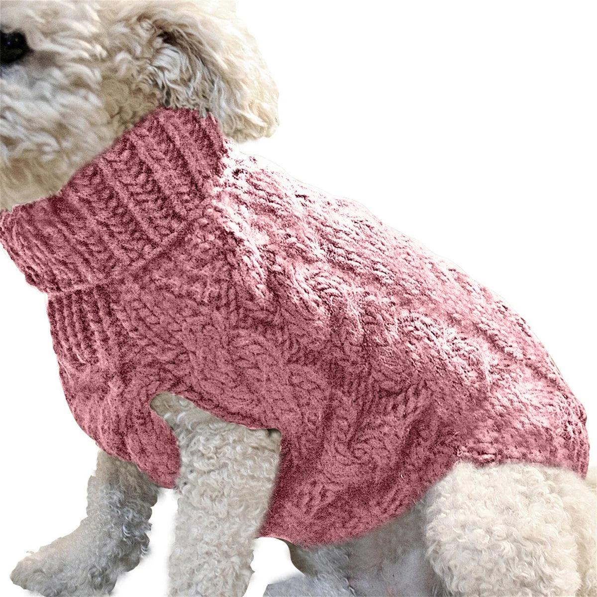 Warm Knitted Sweater for Dogs