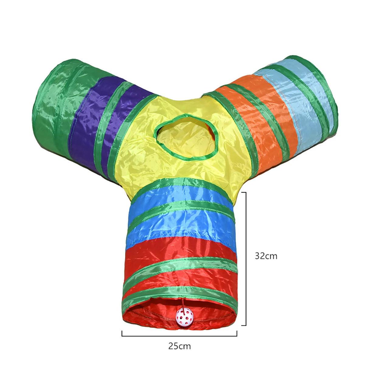 Crinkle Cat Tunnel Toy