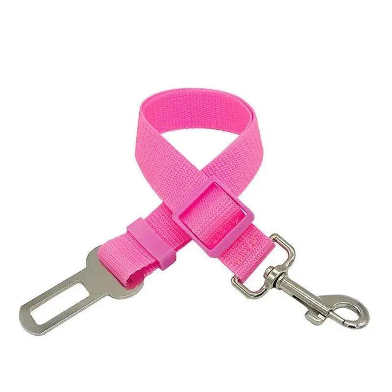 Adjustable Dog Car SeatbeltDescription:
Keep your dog safe and comfortable during car rides! This adjustable, durable seatbelt harness ensures secure travel with reflective bungee fabric for Regal Pet PalaceRegal Pet PalaceAdjustable Dog Car