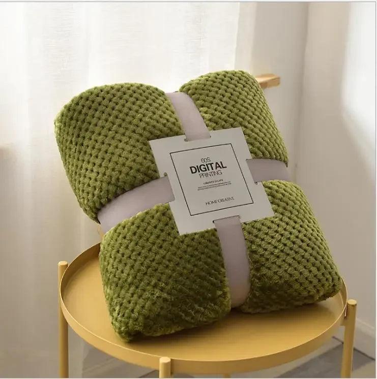 Cozy Coral Fleece Blanket