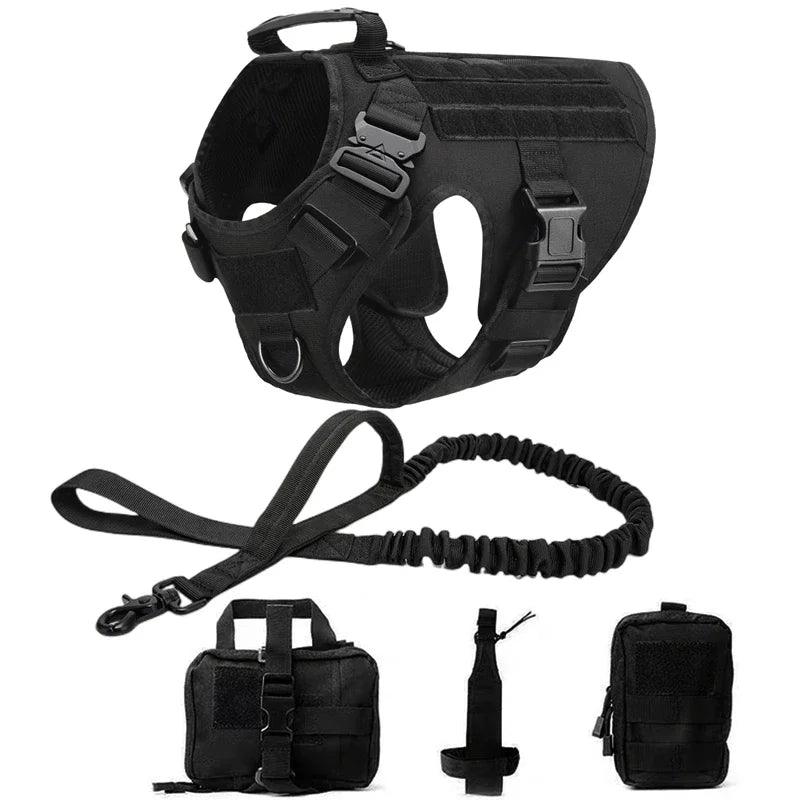 Tactical Dog Harness & Leash