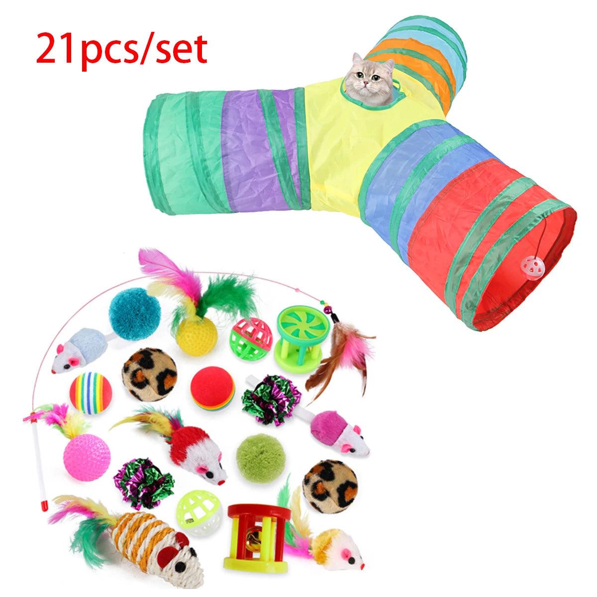 Crinkle Cat Tunnel Toy
