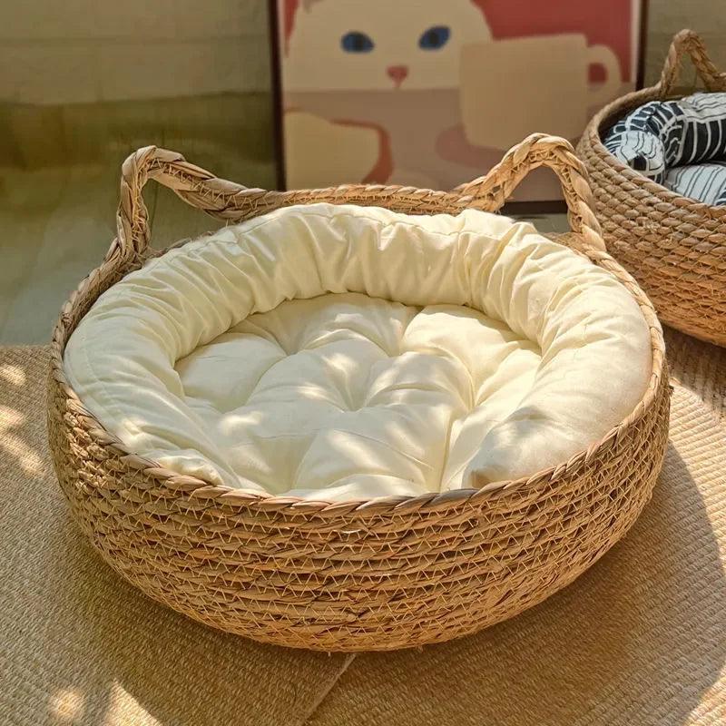 Handwoven Vine Cat Nest