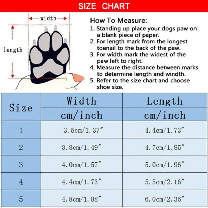Winter Waterproof Puppy Boots