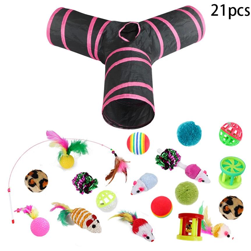 Crinkle Cat Tunnel Toy