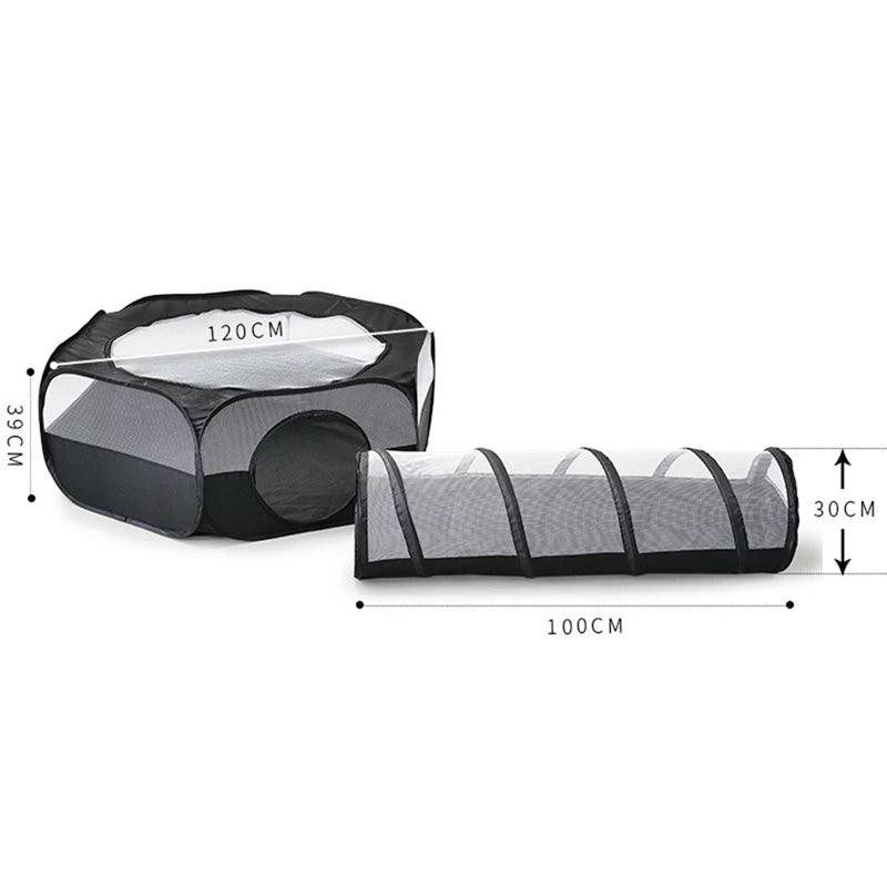 Portable Cat Tent Tunnel