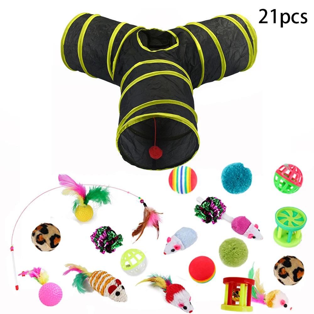 Crinkle Cat Tunnel Toy