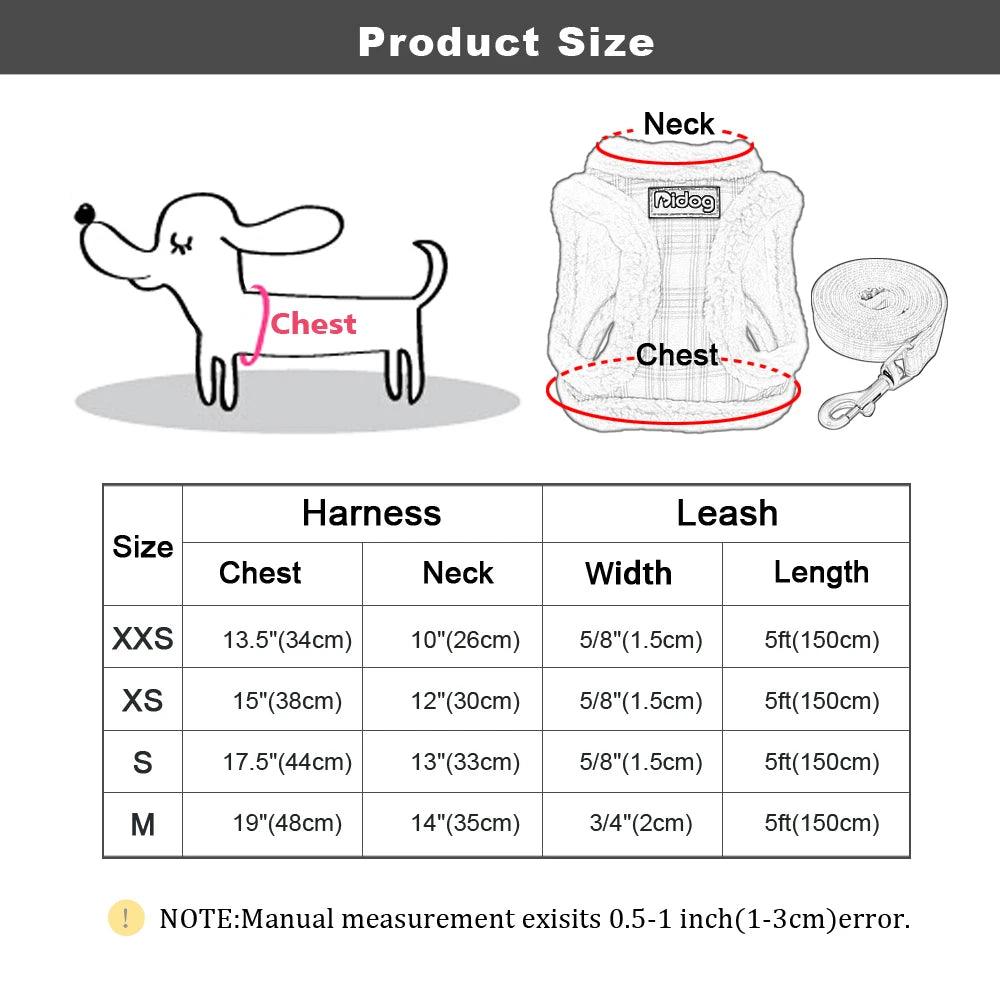 Winter Pet Harness Coat