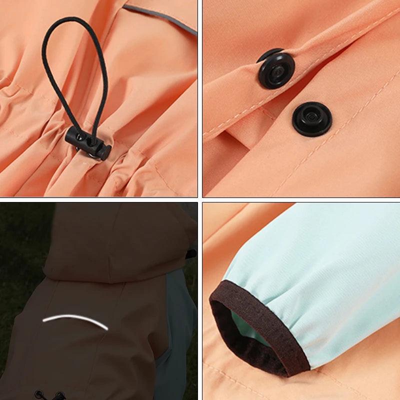 Waterproof Puppy Raincoat Jumpsuit