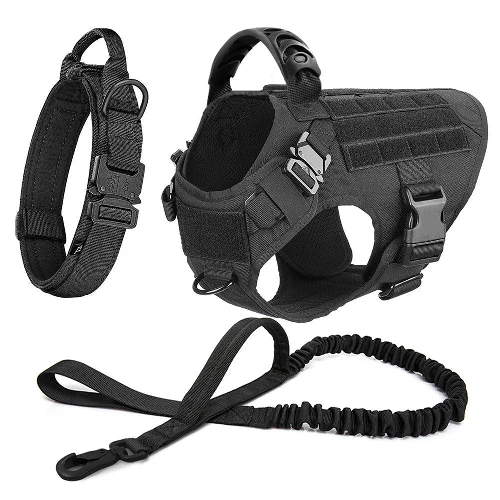 Tactical Dog Harness Set