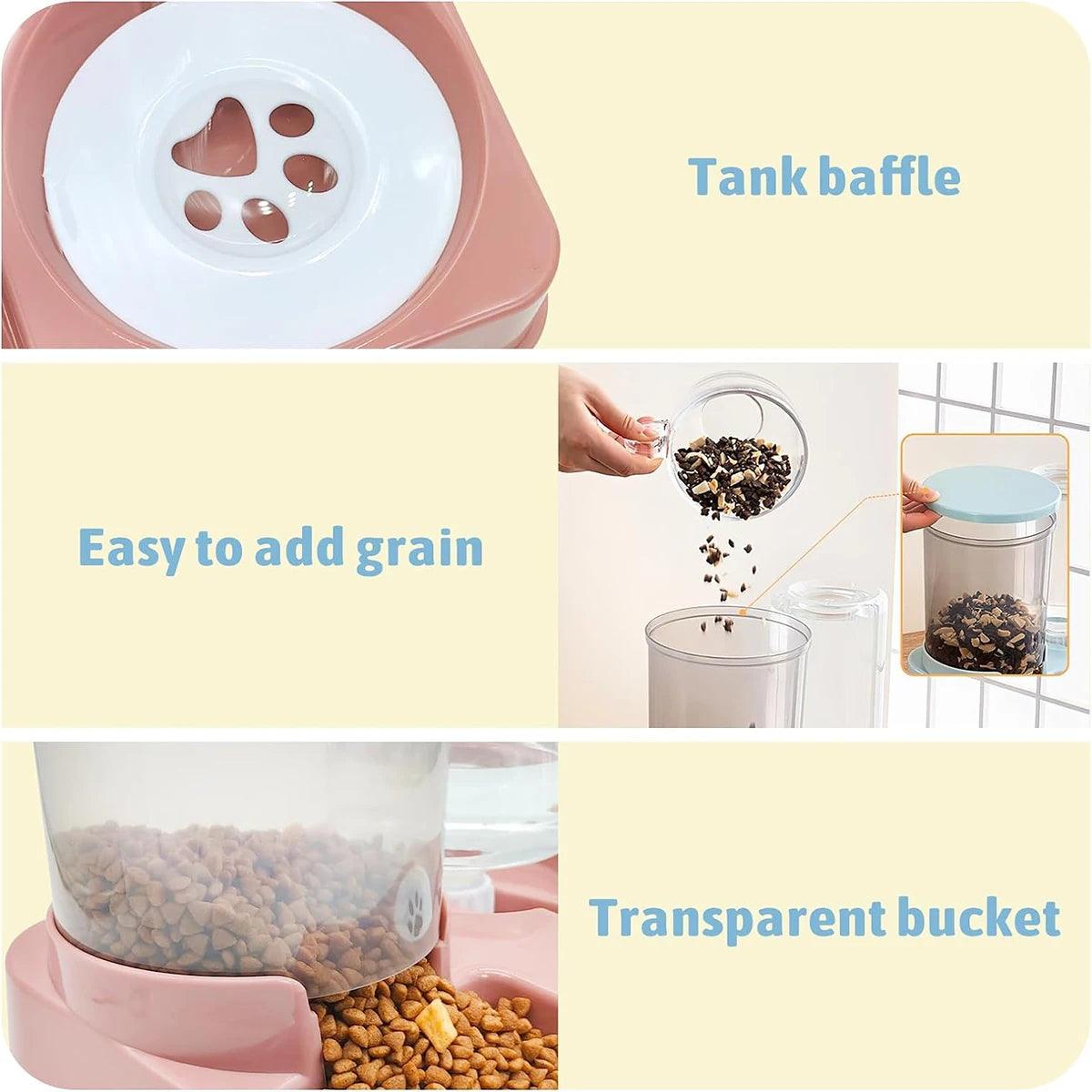 2-in-1 Automatic Pet Feeder