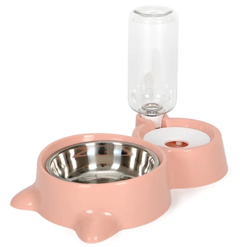 2-in-1 Cat Food & Water Bowl