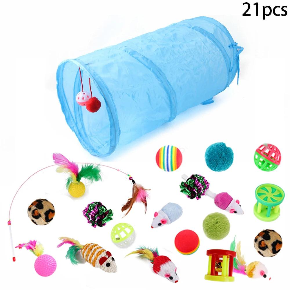 Crinkle Cat Tunnel Toy