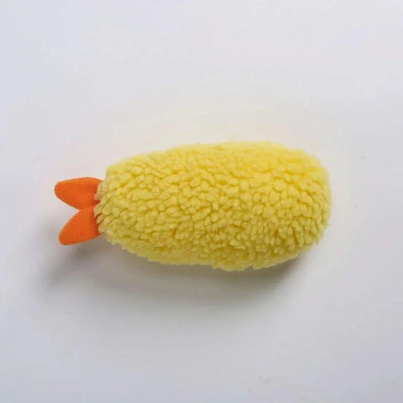 Tempura Shrimp Plush Dog Toy