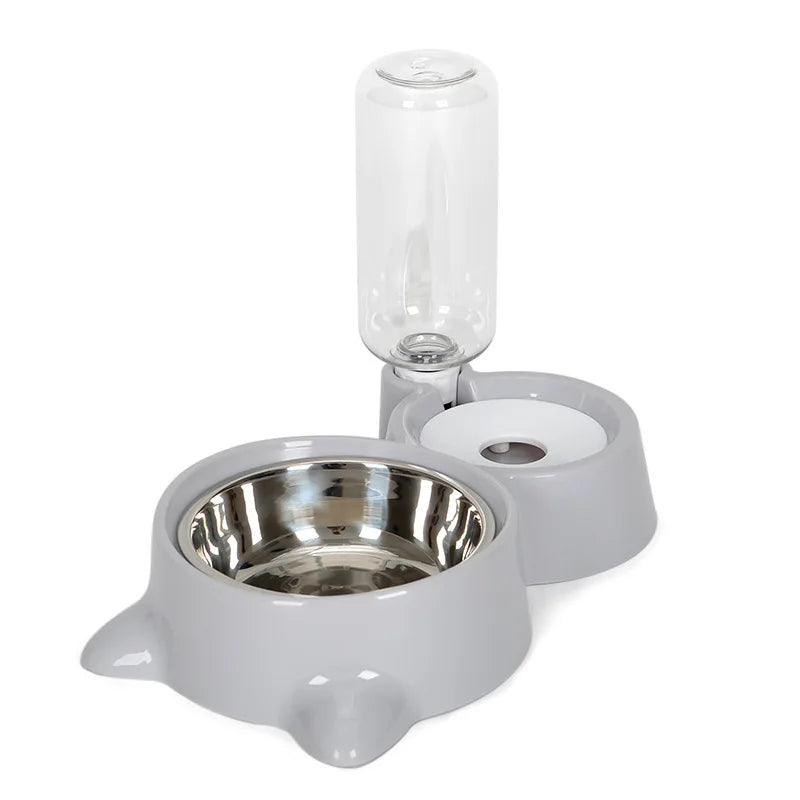 2-in-1 Cat Food & Water Bowl