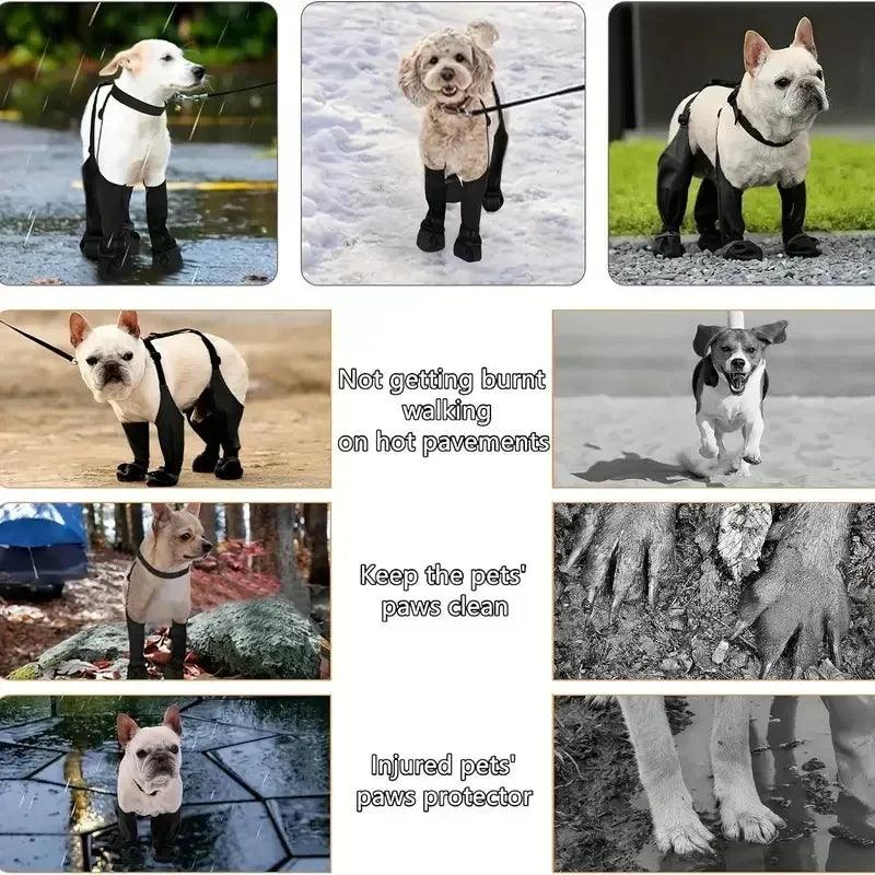 Waterproof Adjustable Dog Boots