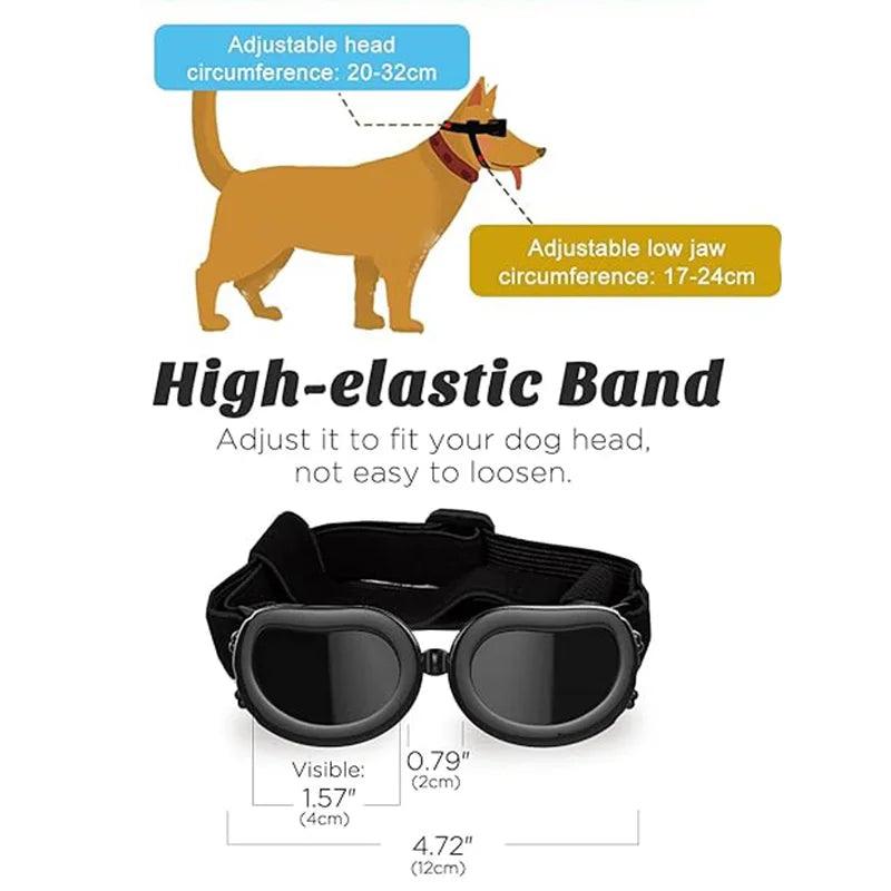 Heart-Shaped Dog Goggles UV Protection