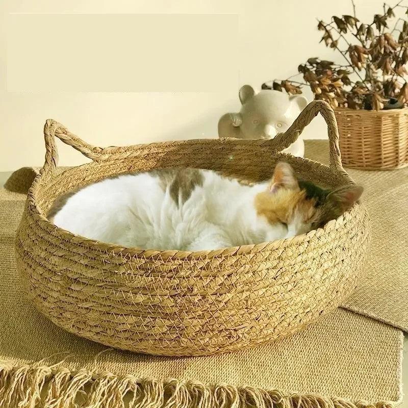 Handwoven Vine Cat Nest