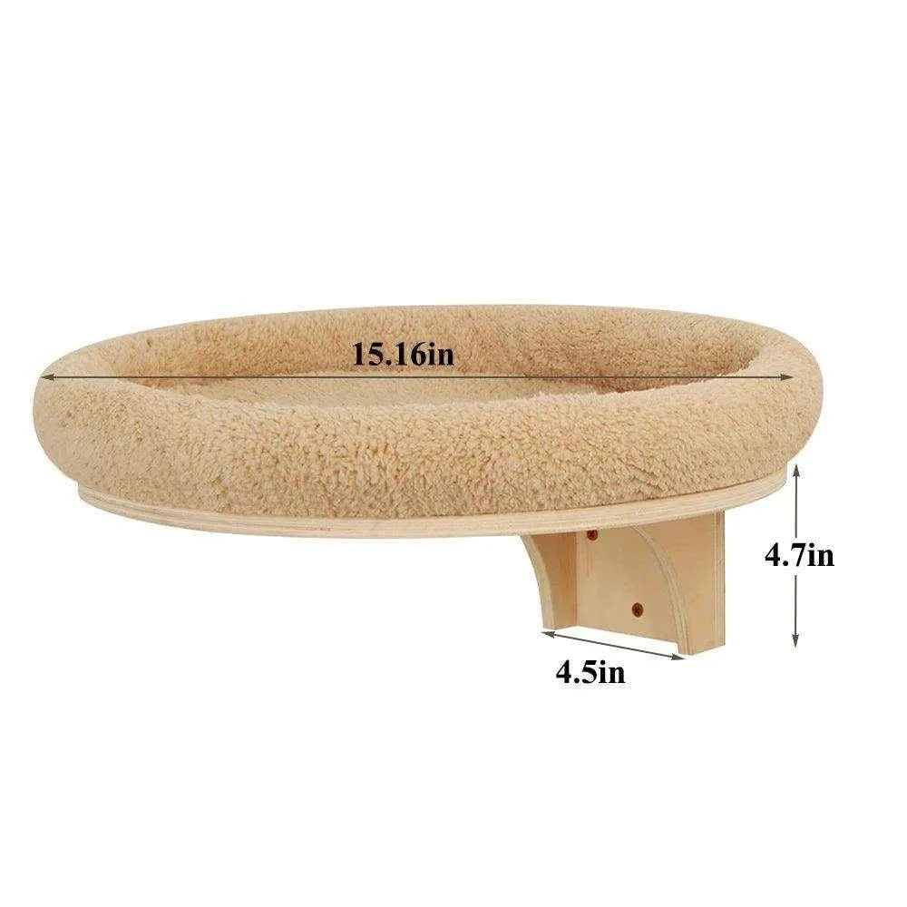 Wall-Mounted Cat Climbing LadderDescription:
Give your cat the ultimate climbing adventure with this stylish wall-mounted ladder and hammock combo. Perfect for active cats who love to explore and Regal Pet PalaceRegal Pet PalaceWall-Mounted Cat