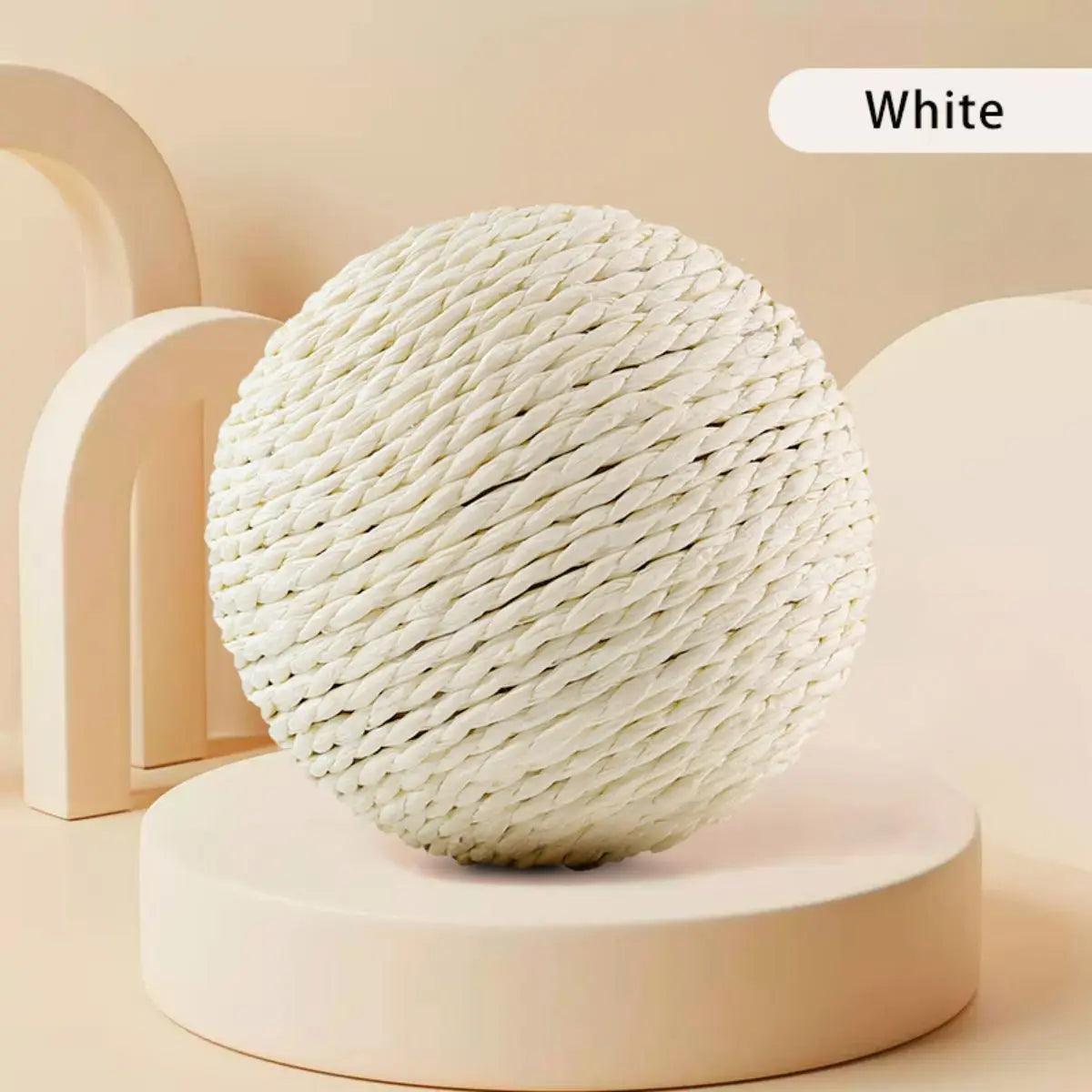Interactive Sisal Cat Ball