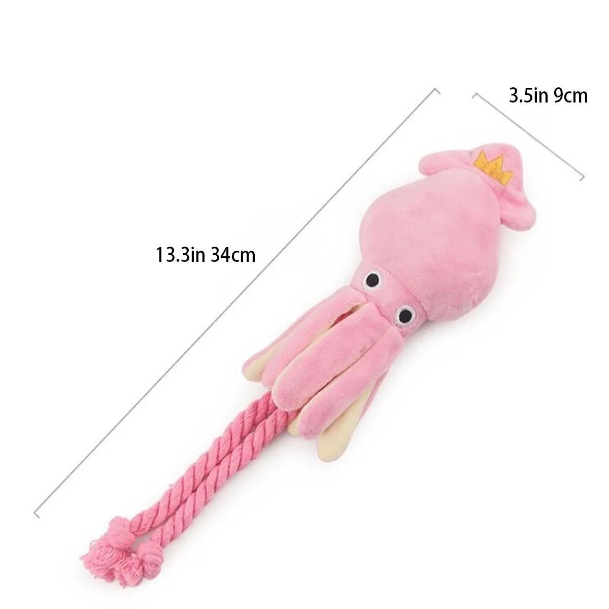 Bite-Resistant Octopus Pet Toy