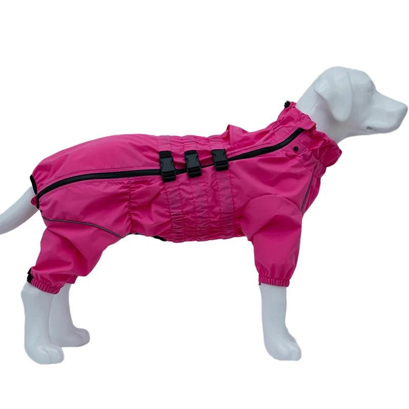 Waterproof 4-Legged Dog Raincoat