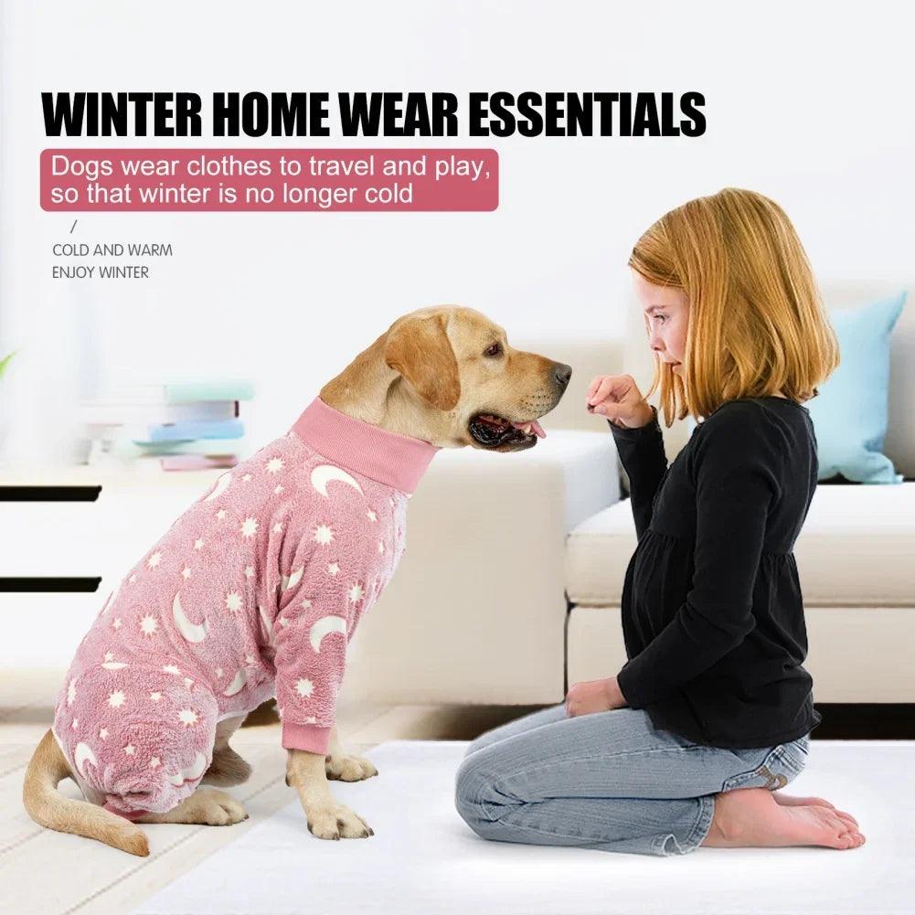 Soft Fleece Dog Pajama Onesie