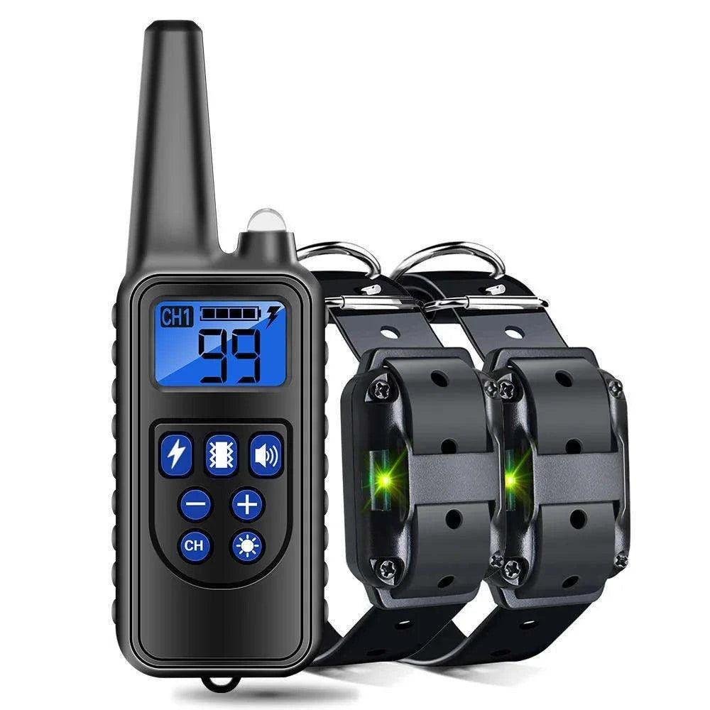 Rechargeable Dog Training CollarDescription:
Take control of your dog’s behavior with this electric training collar! With adjustable shock, vibration, and a clicker, it’s the perfect solution for Regal Pet PalaceRegal Pet PalaceDog Training Collar