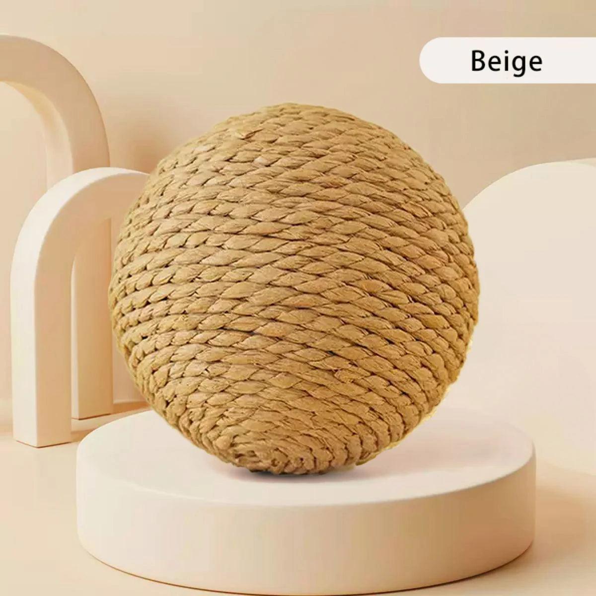 Interactive Sisal Cat Ball