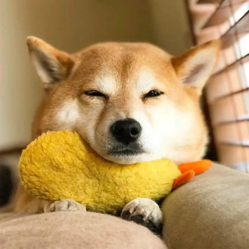 Tempura Shrimp Plush Dog Toy