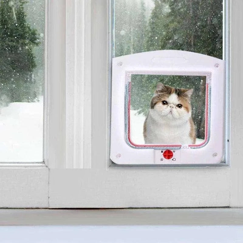 Locking Cat DoorDescription:
Tired of your cat scratching at the door? Give them the freedom they crave while keeping your home secure with this easy-to-use 4-way locking cat door.
Regal Pet PalaceRegal Pet PalaceLocking Cat Door