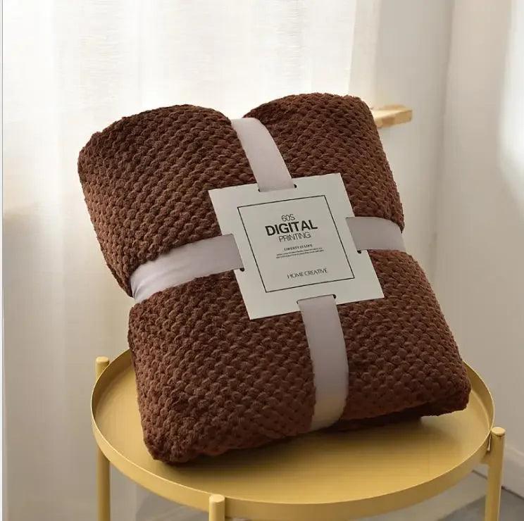 Cozy Coral Fleece Blanket