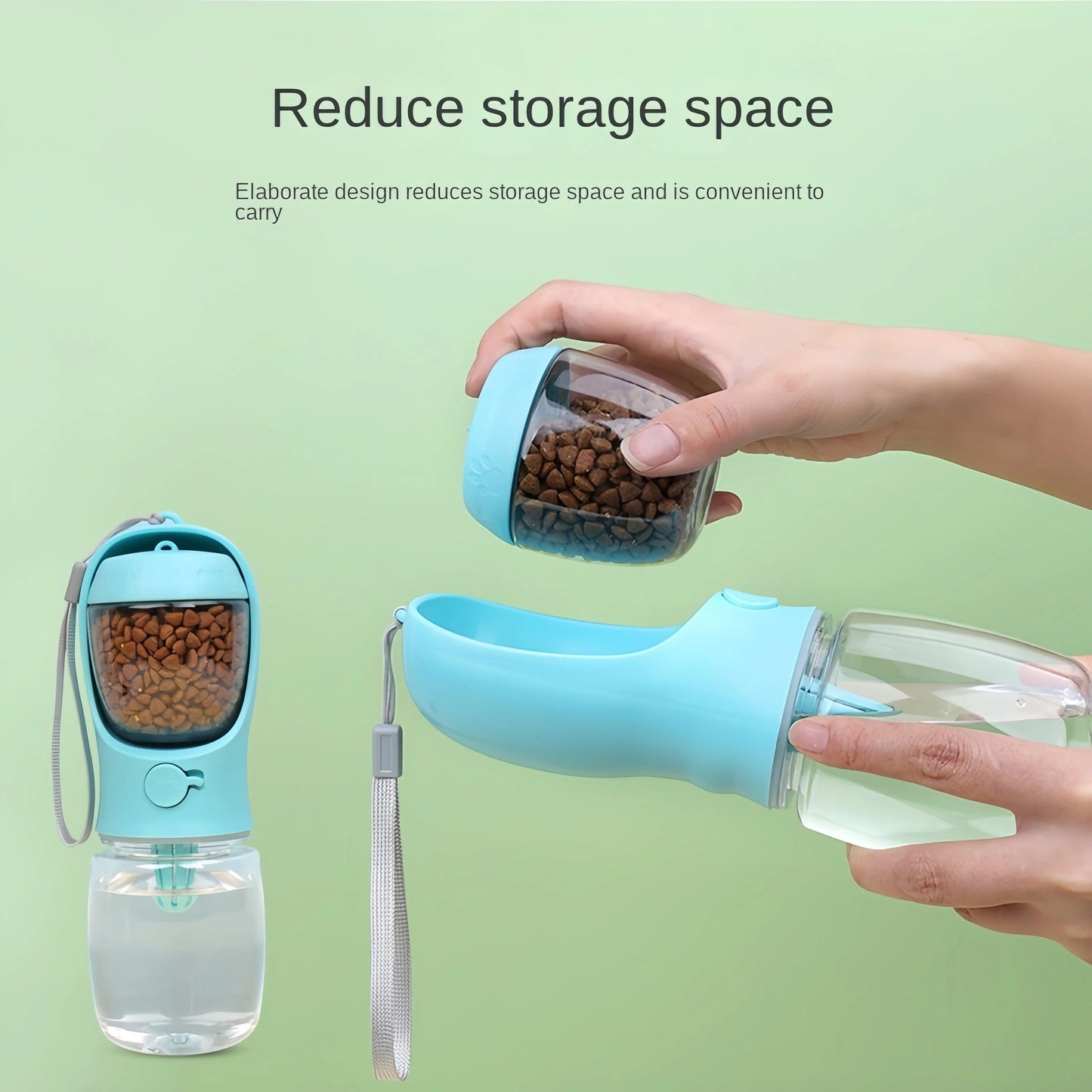 2-in-1 Pet Water Bottle
