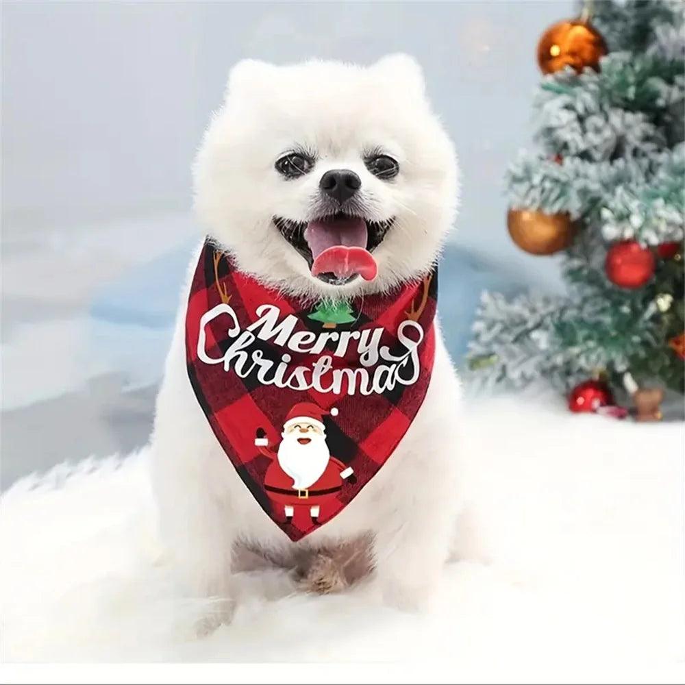 Christmas Dog Bandana Scarf